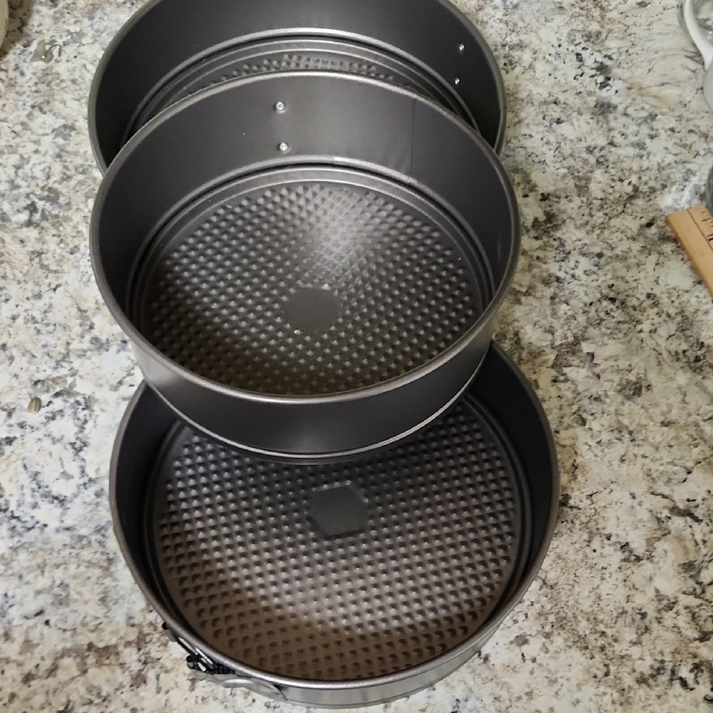 Final Price/Non-Stick Springform Cake Pan Set - Gray - Picture 2 of 7